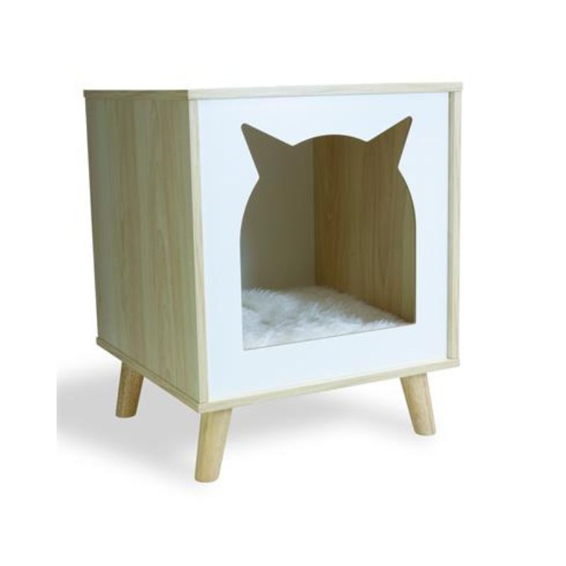 Casita para gatos "Cherry" - 40 x 40 x 50 cm