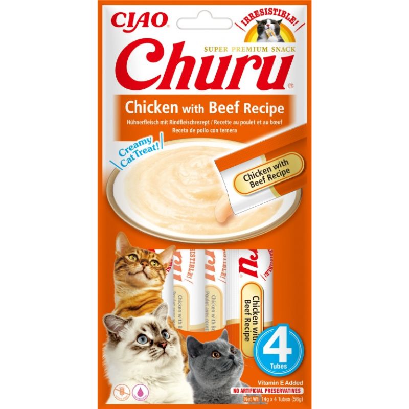 Churu Cat pollo ocn ternera