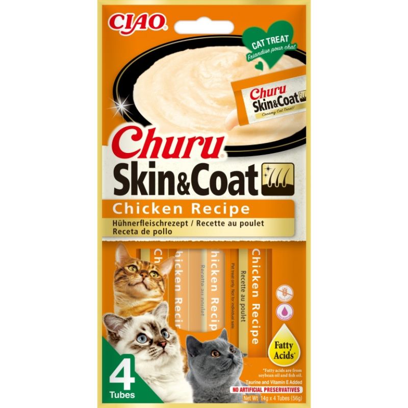 Churu cat skin&coat pollo