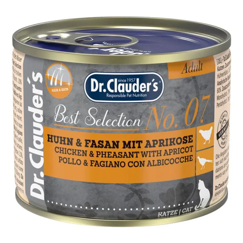 DR. CLAUDER'S BEST SELECTION N.07 POLLO Y FAISAN CON ALBARICOQUE
