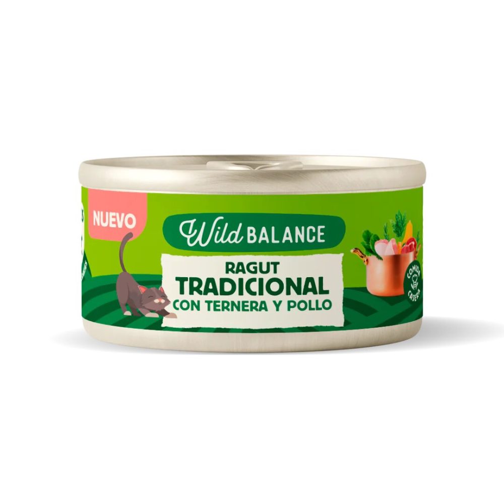 WILD BALANCE Lata Ragut Tradicional de Ternera y Pollo