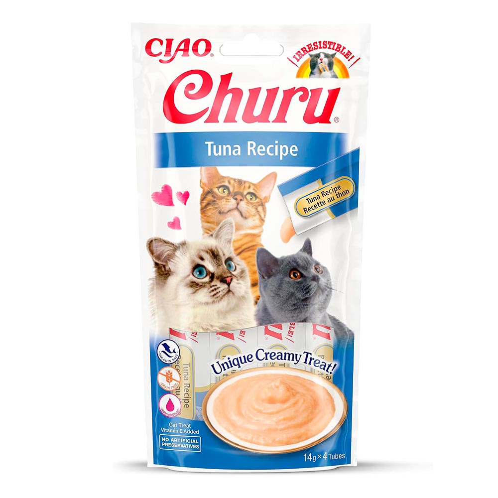 Churu Kitten Receta de Atún - SNACKS PARA GATOS - Festín Felino