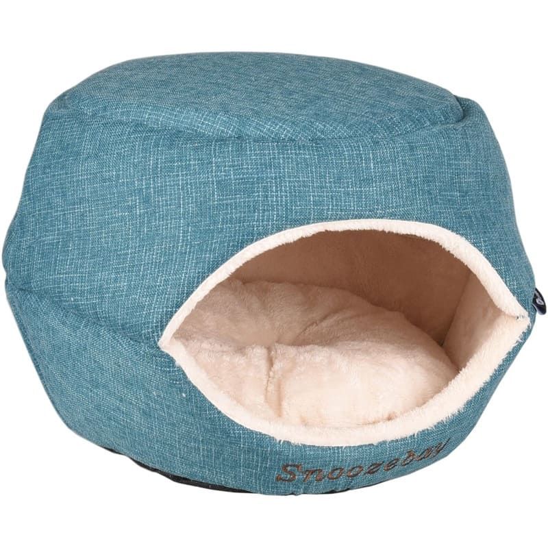 CAMA PARA GATO FLAMINGO (45x35x35cm) - SNOOZEBAY 2 IN 1 AZUL